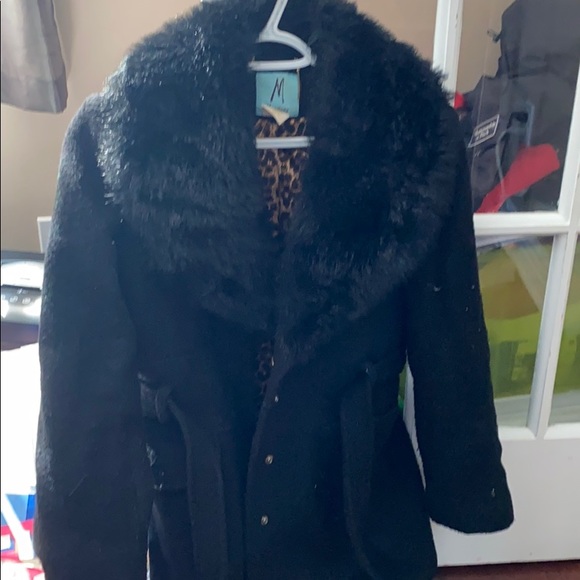 Marciano black wool coat - Picture 1 of 2